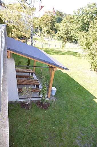 Schattenplatz für mehr Wohlbefinden an heißen Tagen. © ARGE Dunkelsteinerwald